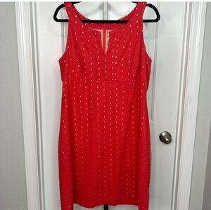 Donna Ricco Cotton Eyelet Dress